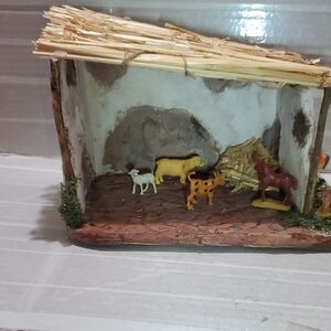 Andmade Rustic Nativity Stable